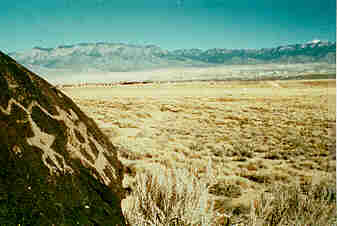 Photo of a Petroglyph and Open Space